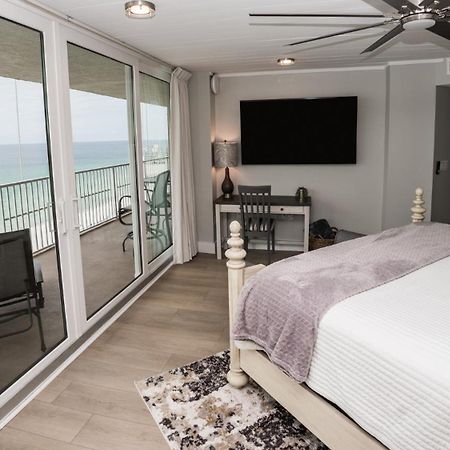 New Rental - 3Br 3Ba Corner Beachfront - 2024 Remodel - 3 Pools, Tiki Hut, Gym, Tennis Panama City Beach Esterno foto