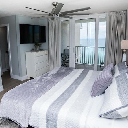 New Rental - 3Br 3Ba Corner Beachfront - 2024 Remodel - 3 Pools, Tiki Hut, Gym, Tennis Panama City Beach Esterno foto