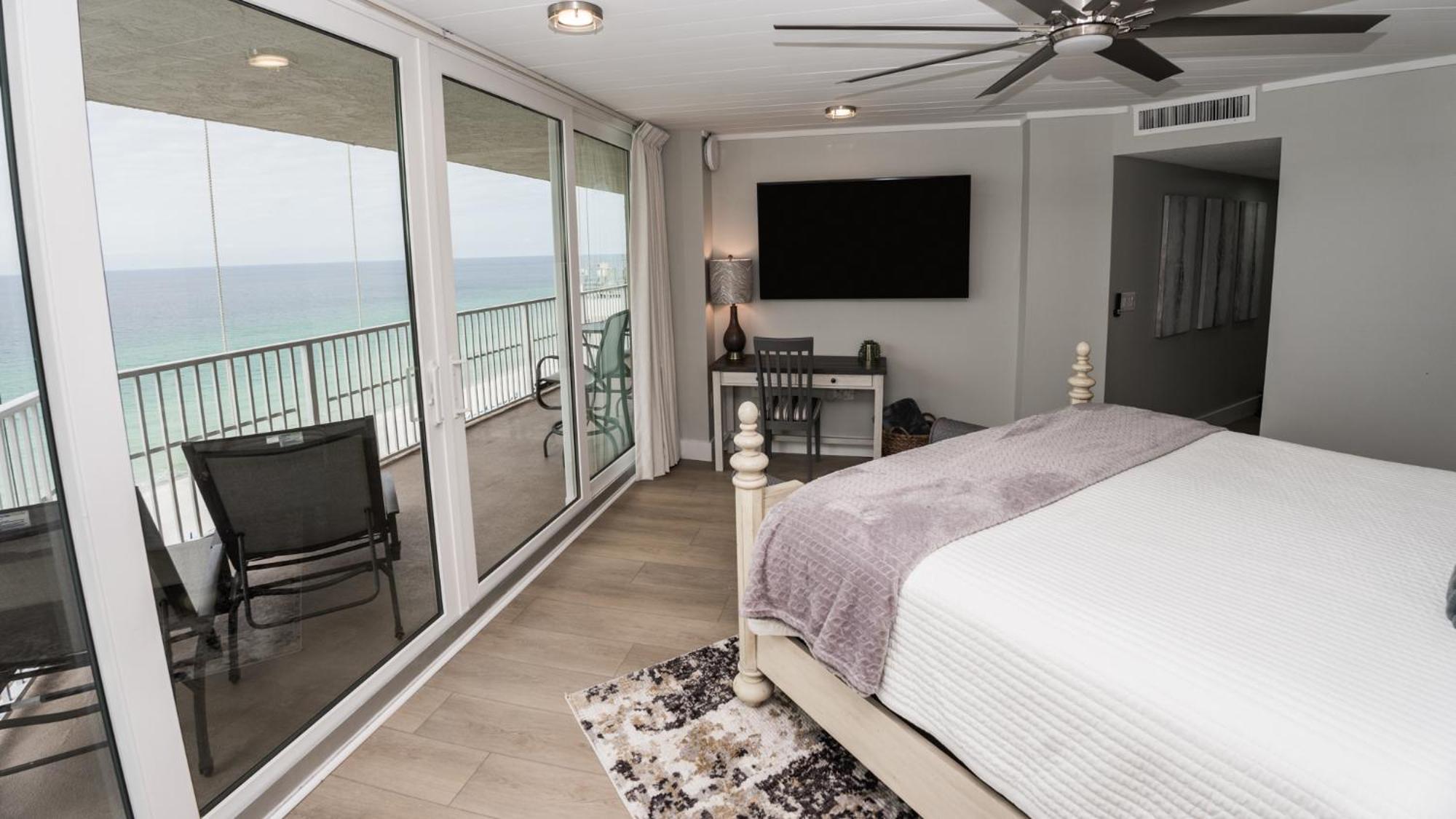 New Rental - 3Br 3Ba Corner Beachfront - 2024 Remodel - 3 Pools, Tiki Hut, Gym, Tennis Panama City Beach Esterno foto