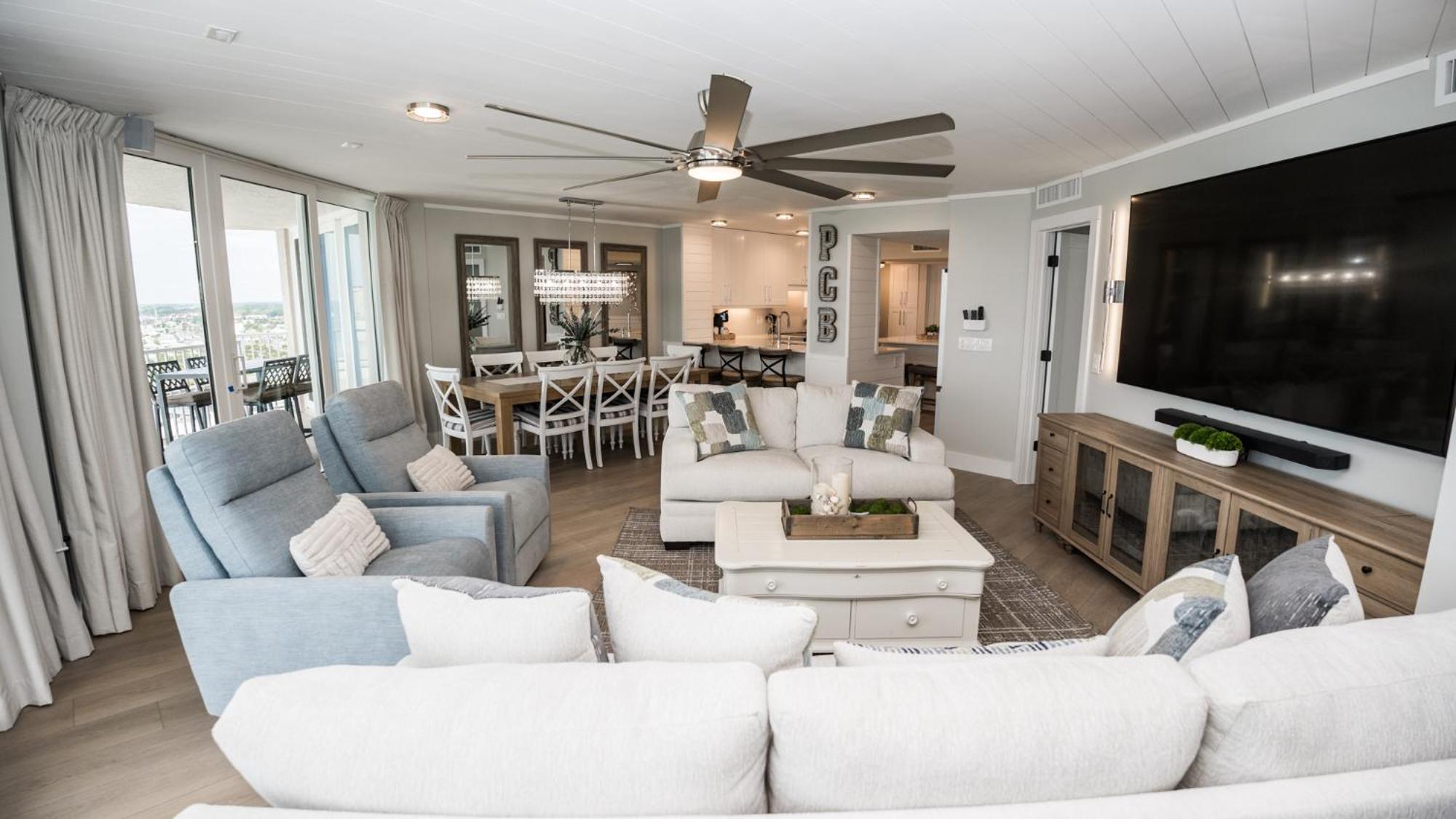 New Rental - 3Br 3Ba Corner Beachfront - 2024 Remodel - 3 Pools, Tiki Hut, Gym, Tennis Panama City Beach Esterno foto