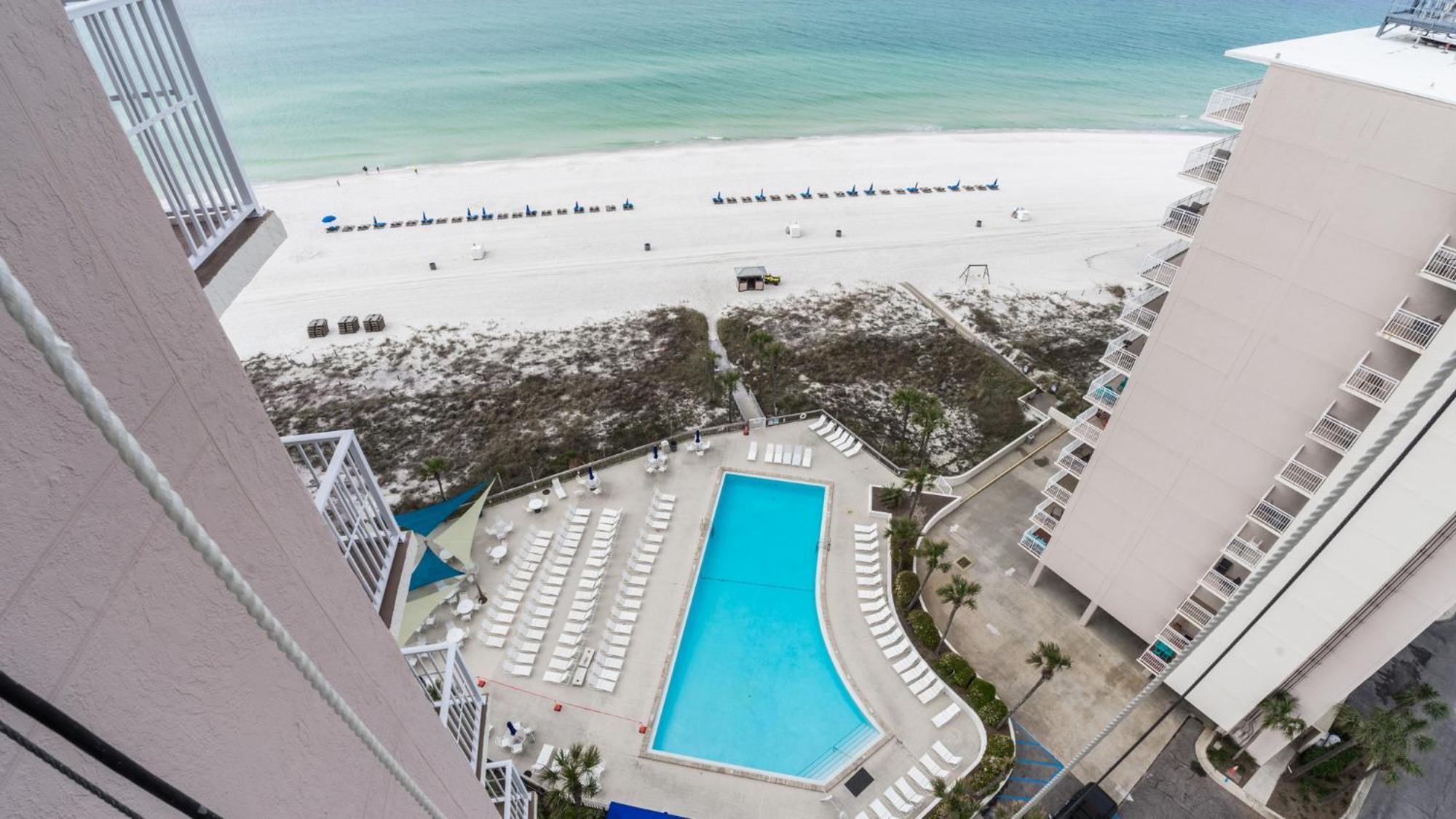 New Rental - 3Br 3Ba Corner Beachfront - 2024 Remodel - 3 Pools, Tiki Hut, Gym, Tennis Panama City Beach Esterno foto