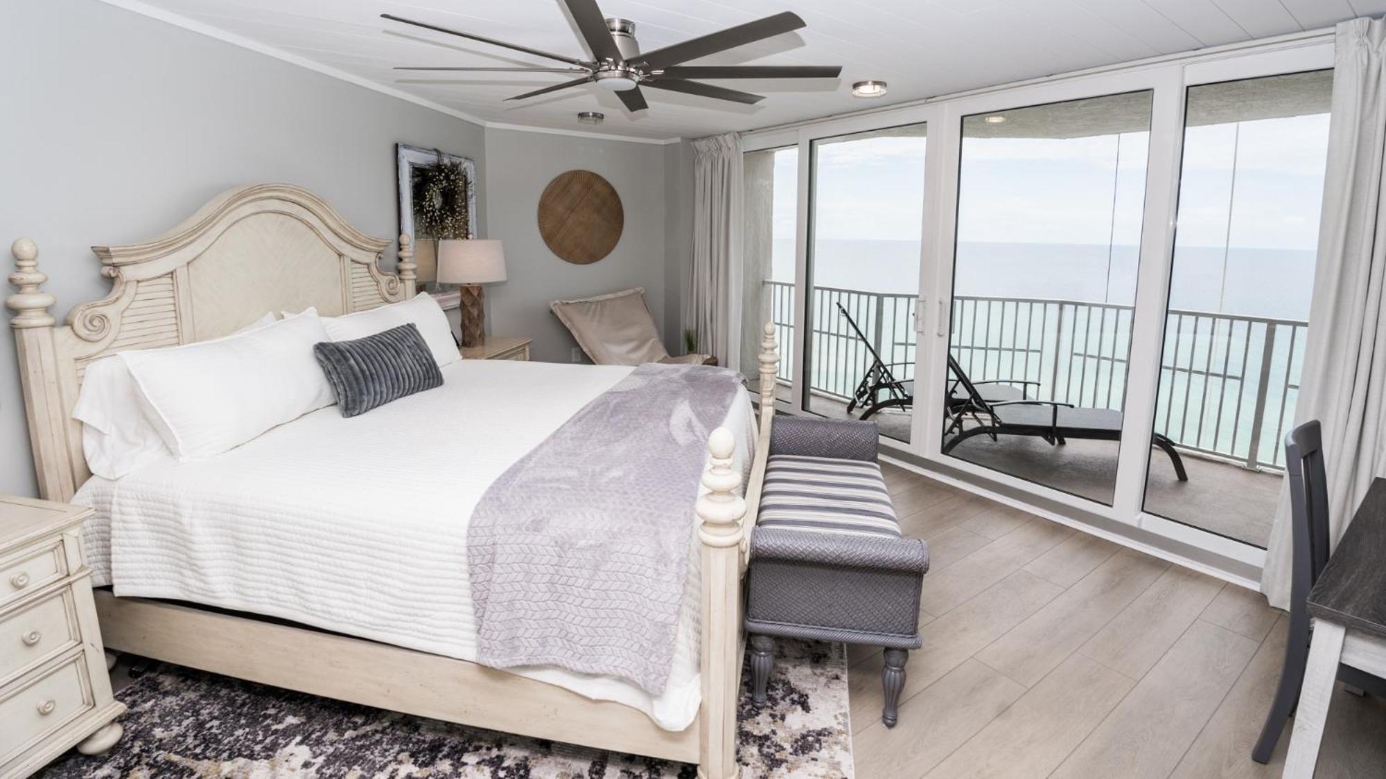 New Rental - 3Br 3Ba Corner Beachfront - 2024 Remodel - 3 Pools, Tiki Hut, Gym, Tennis Panama City Beach Esterno foto